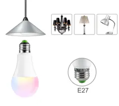 CT-4058 Cata Uzaktan Kumandali Rgb Led Ampul  Beyaz Isik