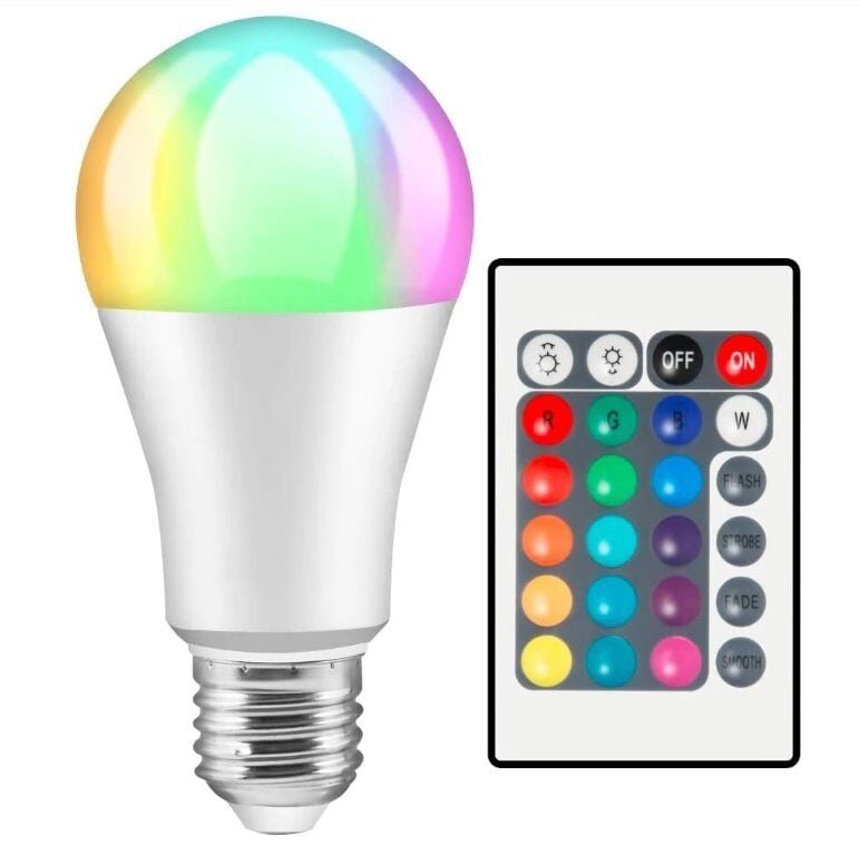 CT-4058 Cata Uzaktan Kumandali Rgb Led Ampul  Beyaz Isik