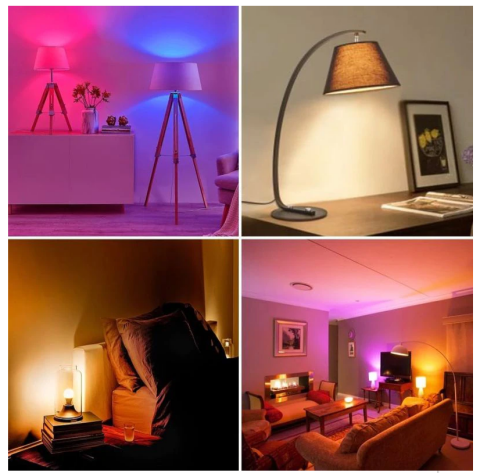 CT-4058 Cata Uzaktan Kumandali Rgb Led Ampul  Beyaz Isik