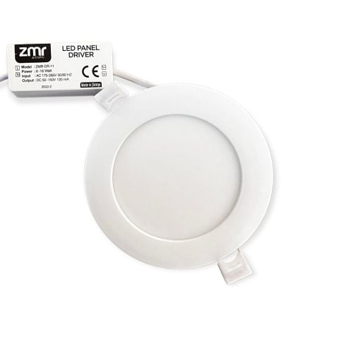 ZMR 3W Yuvarlak Slim Panel Sıva Günışığı Renk