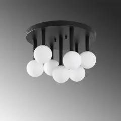 Aydinlatmadunyam Plafonyer BlackCream Even-11750