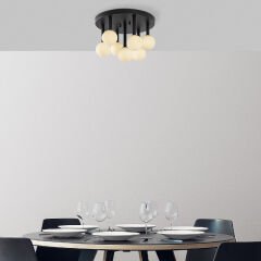 Aydinlatmadunyam Plafonyer BlackCream Even-11750