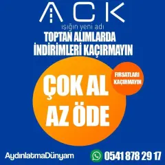 ACK Sıva Altı Led Spotlıght 3W Beyaz Yeşil AH06-00150