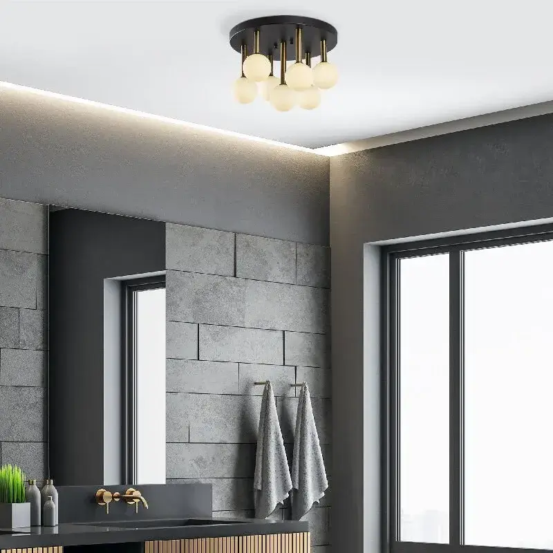Aydinlatmadunyam Plafonyer BlackAntiqueCream Even-11755