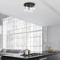 Aydinlatmadunyam Plafonyer BlackAntiqueCream Even-11755