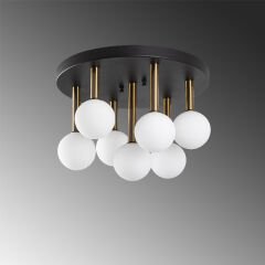 Aydinlatmadunyam Plafonyer BlackAntiqueCream Even-11755