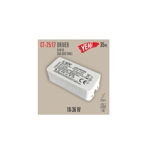 CATA CT 2517 18W-40W Slim Spot Driver Adaptörü