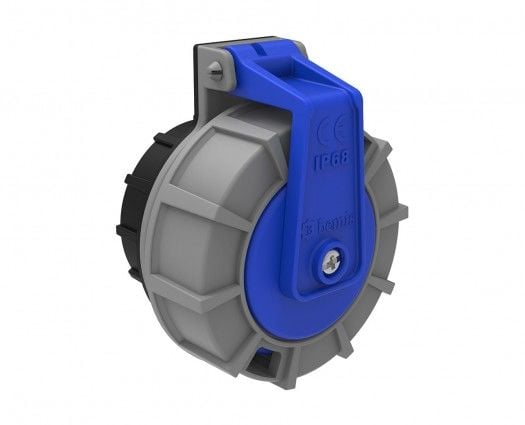 Bemis  Vidalı Bağlantılı Somunlu Pano Priz (Çocuk Koruma Kilitsiz) IP68 BS1-1402-7440