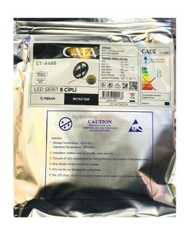 Ct-4480 Led Şerit 10 çipli Beyaz Işık