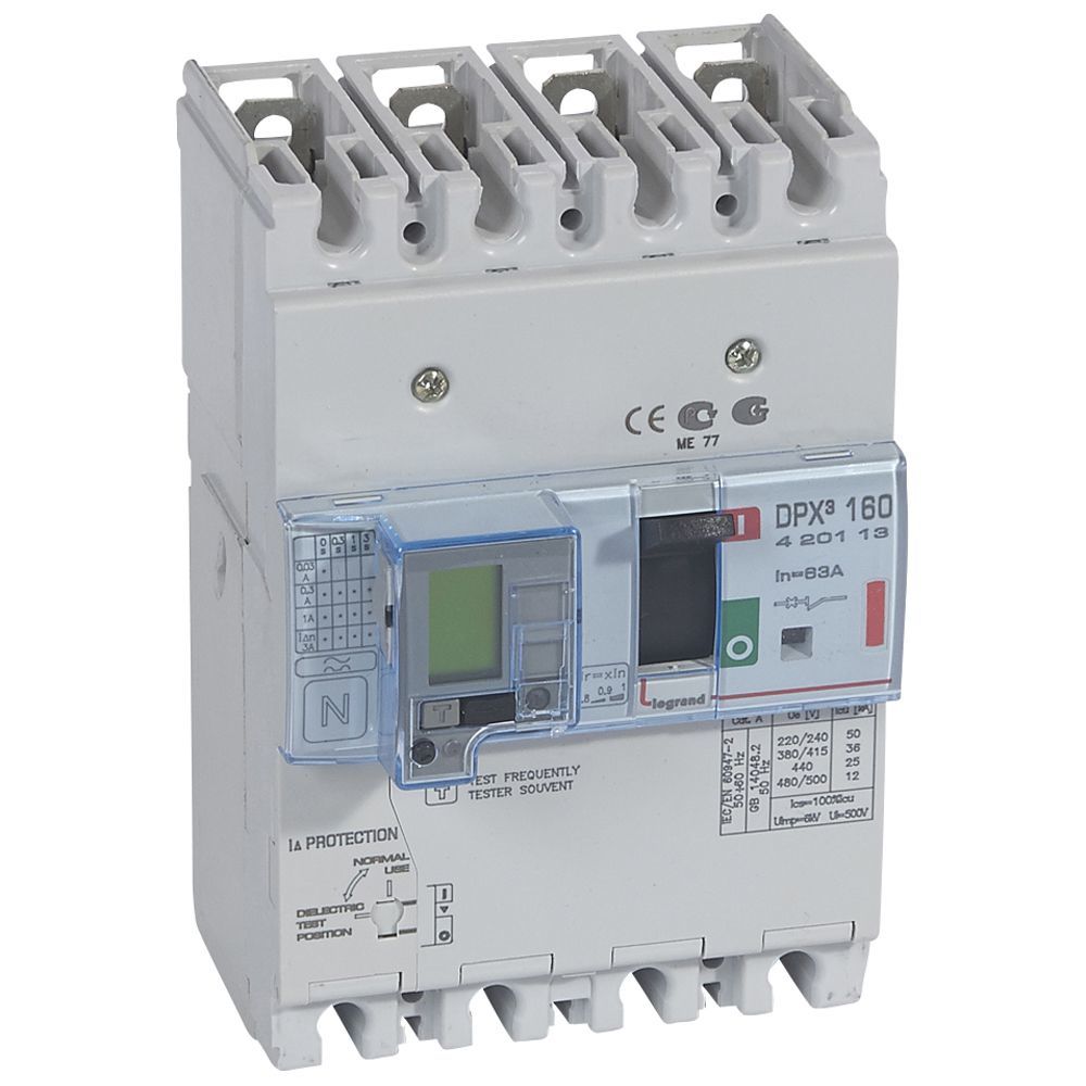 Legrand  DPX³160 TM&KAK 4P 63A 36kA LEG-420113