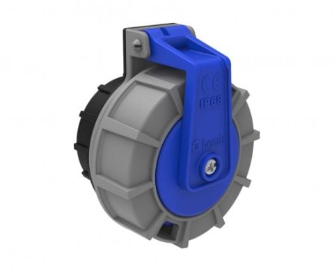 Bemis  Hızlı Bağlantılı Somunlu Pano Priz (Çocuk Koruma Kilitsiz) IP68 BS1-1402-7446