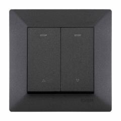 Exen Odak Antrasit Yaysiz Jaluzi Komple Takim