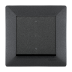 Exen Odak Antrasit Tek Tuslu Jaluzi Komple Takim