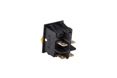 Emas Anahtar 30*22 Mm Siyah Gov.2No Ter.Sarı 0-1 Işıklı - A14B1S11