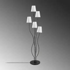 Aydinlatmadunyam Lambader BlackWhite Bonibon-13234