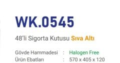 Cetsan 48Li Plastik Otomat Kutusu Siva Alti H.F. WK.0545