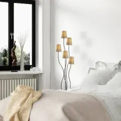 Aydinlatmadunyam Lambader BlackBeige Bonibon-13236