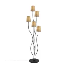 Aydinlatmadunyam Lambader BlackBeige Bonibon-13236