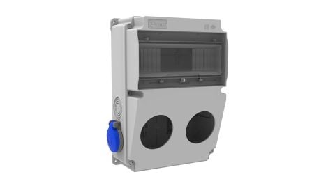 Bemis  Ön 2 Ad. Delikli Yan 2 Ad. 1/16A. 220V. IP44 BH2-2201-2020