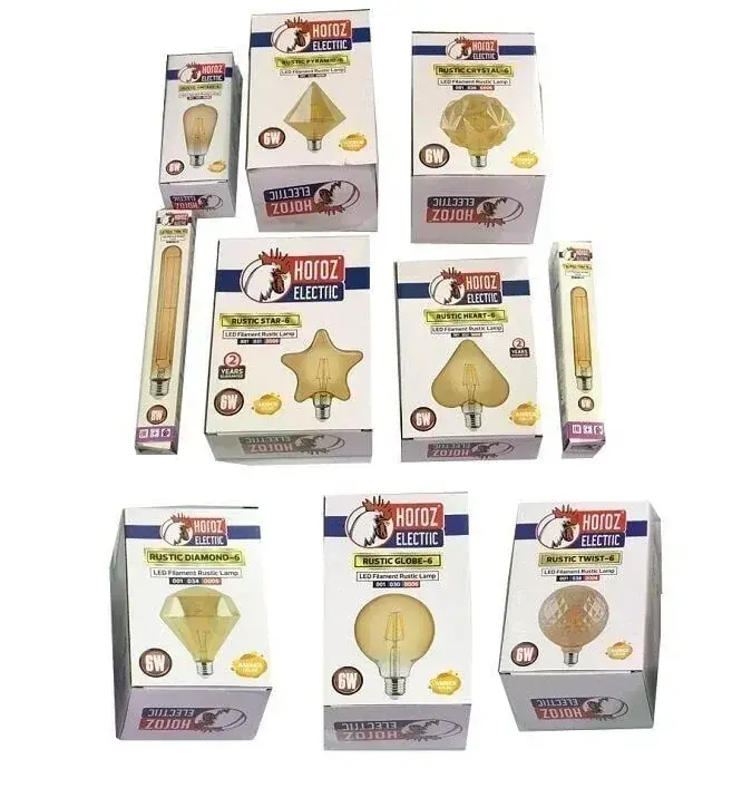 Horoz Rustic Tube-6 6w E27 2200k Led Ampul 001 033 0006