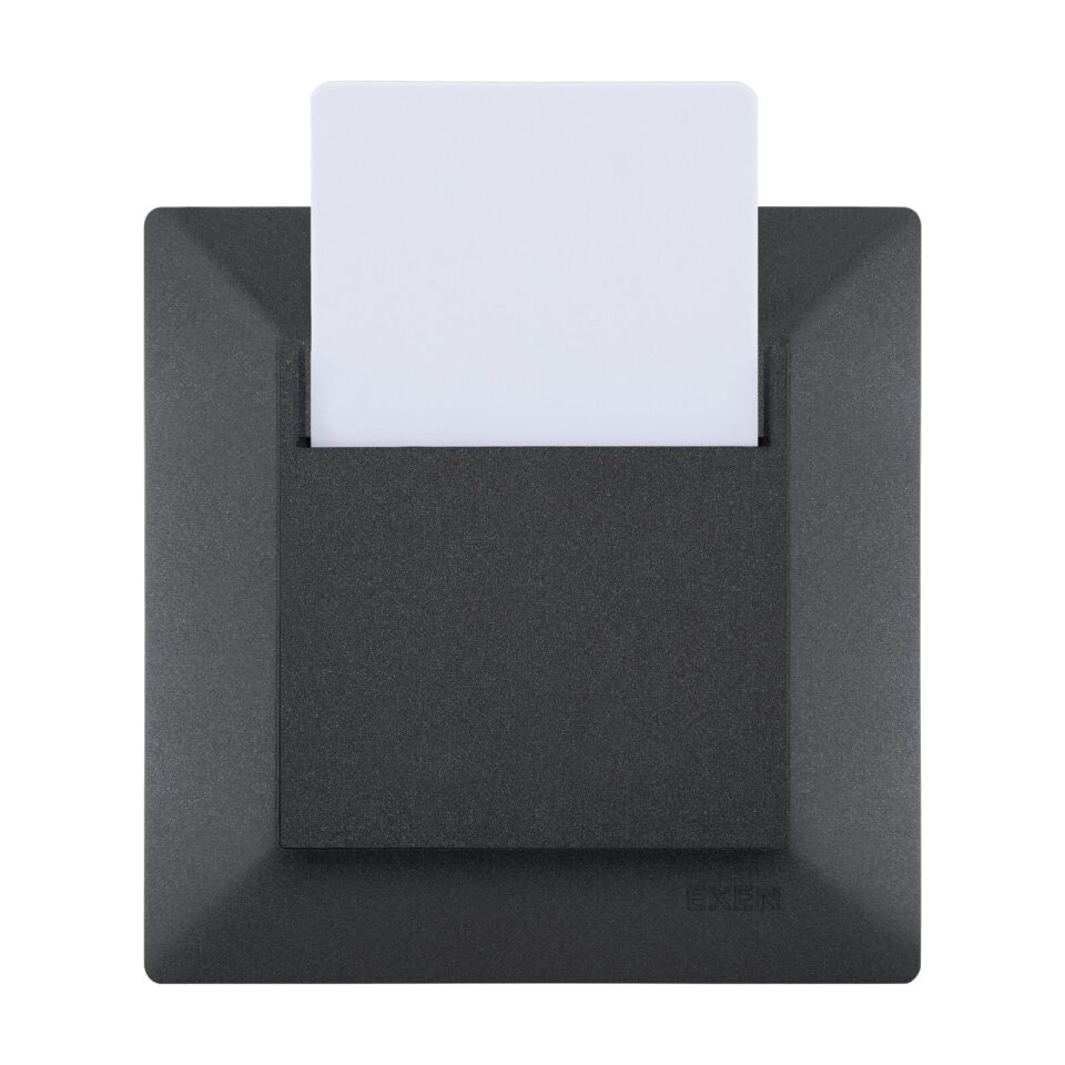 Exen Odak Antrasit Rfid Energy Saver Isikli Gecikmeli Komple Takim