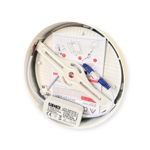 ACK 24W Beyaz 6500K Siva Üstü Yuvarlak Led Panel AP05-02430