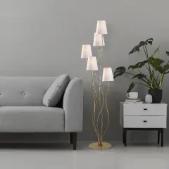 Aydinlatmadunyam Lambader GoldWhite Bonibon-13240