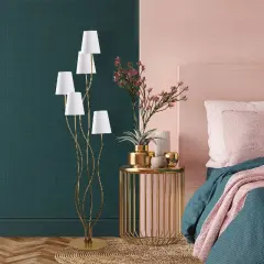 Aydinlatmadunyam Lambader GoldWhite Bonibon-13240