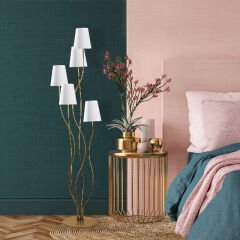 Aydinlatmadunyam Lambader GoldWhite Bonibon-13240