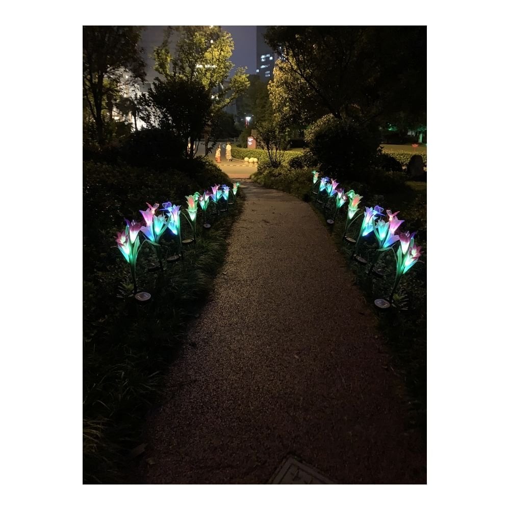 Forlife - 4W Solar Zambak Çiçek Armatürü Rgb - FL-3205