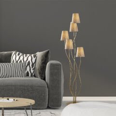 Aydinlatmadunyam Lambader GoldBeige Bonibon-13241