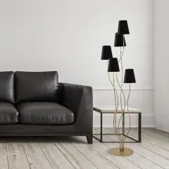 Aydinlatmadunyam Lambader GoldBlack Bonibon-13242
