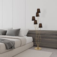 Aydinlatmadunyam Lambader GoldBlack Bonibon-13242