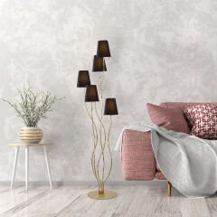 Aydinlatmadunyam Lambader GoldBlack Bonibon-13242