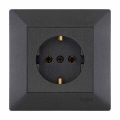 Exen Odak Antrasit Toprakli Priz Komple Takim