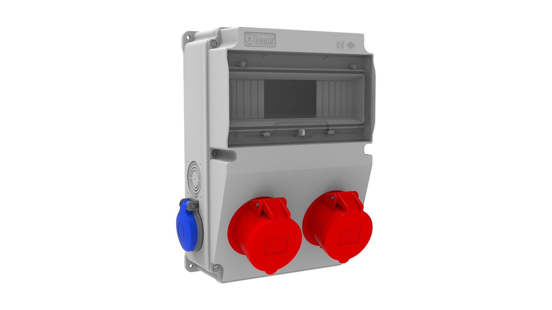 Bemis  Ön 2 Ad. 5/16A. 380V. Yan 2 Ad. 1/16A. 220V. IP44 BH2-2218-2020