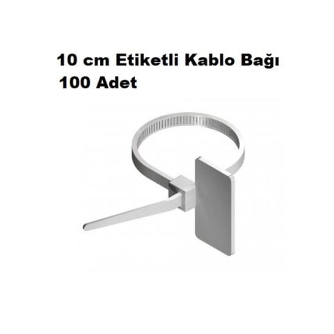 Cetsan 2.5 x 100 Etiketli Kablo Bağı CBE.12510