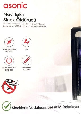 ASONIC AS-A29 SİNEK ÖLDÜRÜCÜ