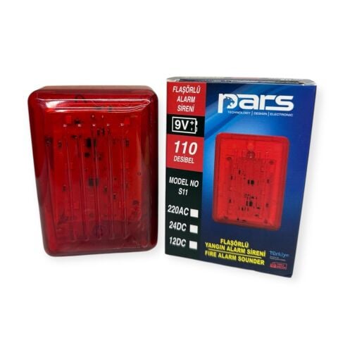 Flasörlü alarm sireni Pars S11