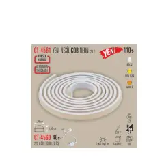 Cata 220V Yüksek Lümen Neon Led Aydınlatma Ct-4561 Amber