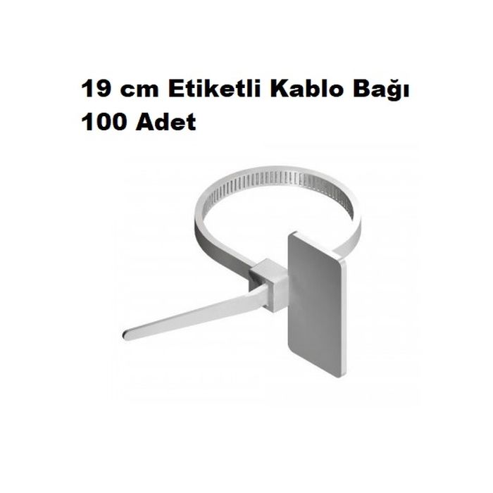 Cetsan 4.8 x 190 Etiketli Kablo Bağı CBE.14819