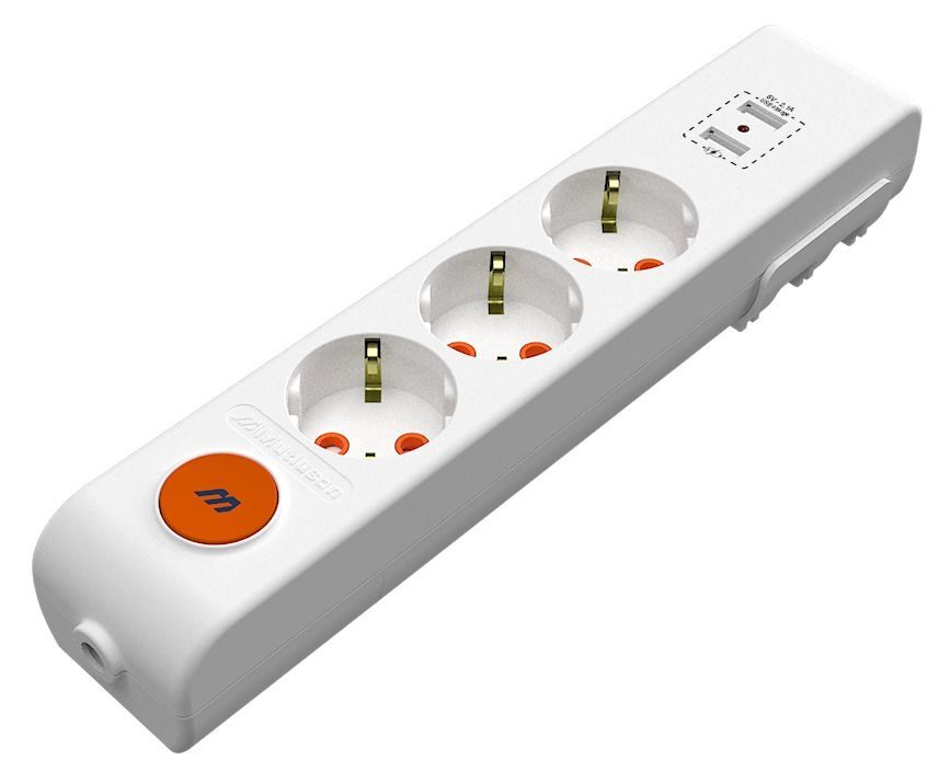 Mutlusan Rı Tech Üçlü Usb Anahtar  Topraklı Grup Priz Ç.K.  5 Mt  - 001 175 350002 05 00