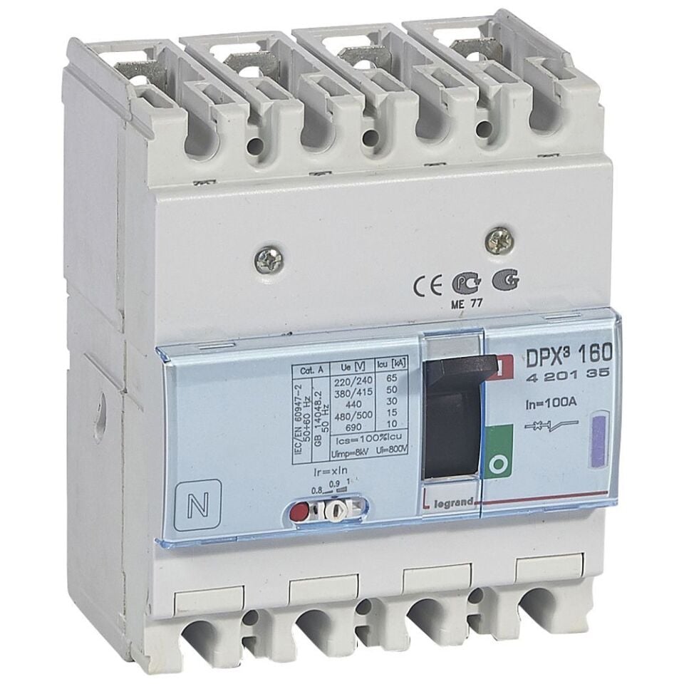 Legrand  DPX³160 TM 4P 100A 50kA LEG-420135