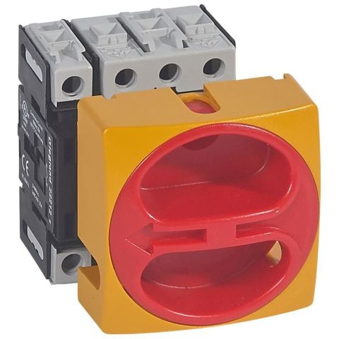 Legrand  Reverso pano kapağına montaj, emniyet şalteri 4P (nötr solda) 25A LEG-022112