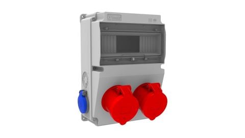 Bemis  Ön 2 Ad. 5/32A. 380V. Yan 2 Ad. 1/16A. 220V. IP44 BH2-2234-2020