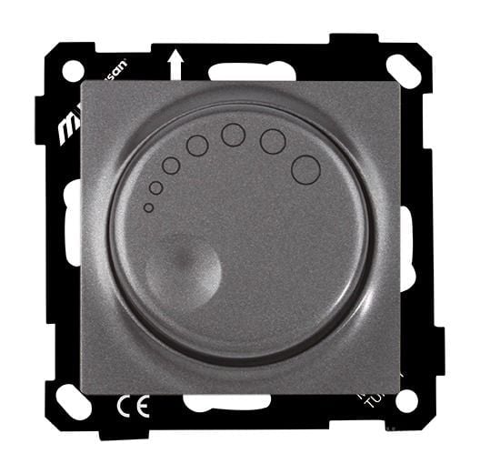 Mutlusan Ep Işıklı Işıkayarlayıcı  Dımmer  600W Vidalı Füme - 2270 440 0295