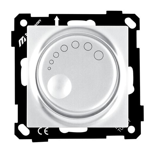 Mutlusan Ep Işıklı Işıkayarlayıcı  Dımmer  1000W Vidalı Beyaz - 2270 444 0201
