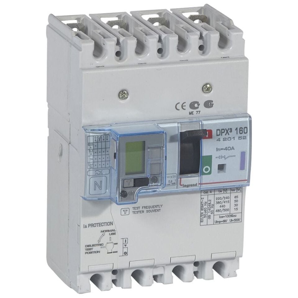 Legrand  DPX³160 TM&KAK 4P 40A 50kA LEG-420152