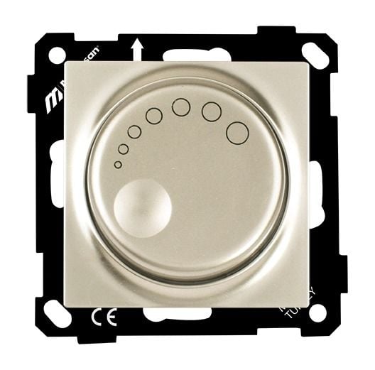 Mutlusan Ep Işıklı Işıkayarlayıcı  Dımmer  1000W Vidalı Saten - 2270 444 0290