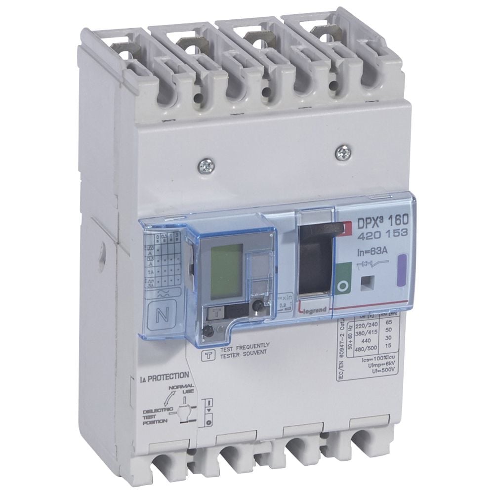 Legrand  DPX³160 TM&KAK 4P 63A 50kA LEG-420153